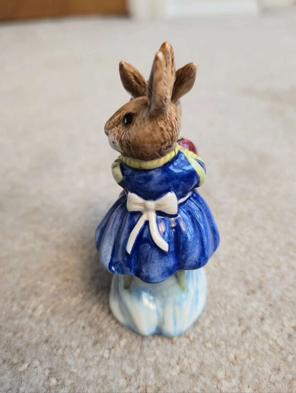 Sleigh Ride Billie & Buntie Bunnykins 1972 Royal Doulton Bunnykins  MINT Q1 DB4